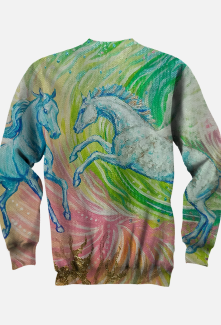 Bluza FullPrint z końmi, pegazami - Horse Spirit - The Love Journey - ©DH