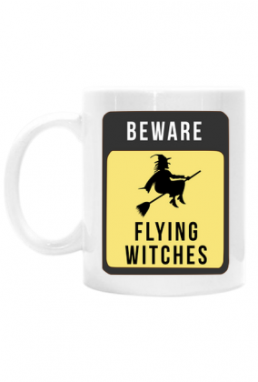 Kubek Beware Flying Witches