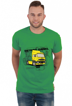 Koszulka Jelcz Detroit Diesel - kolory jasne
