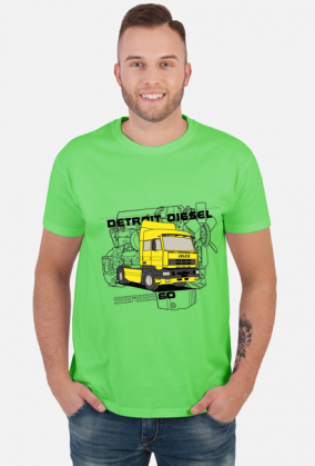 Koszulka Jelcz Detroit Diesel - kolory jasne