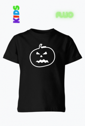 Halloween Pumpkin (koszulka dziecięca fluo)