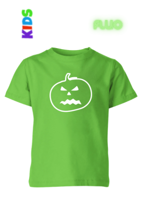 Halloween Pumpkin (koszulka dziecięca fluo)