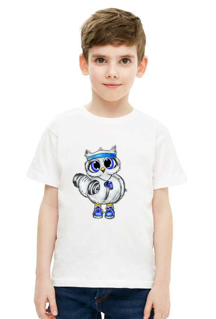 Koszulka Chłopięca Sportowa Sowa