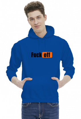 Fuck off (bluza męska kaptur) cg