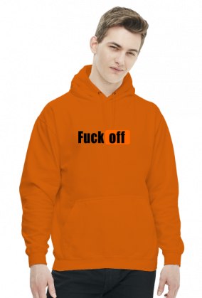 Fuck off (bluza męska kaptur) cg