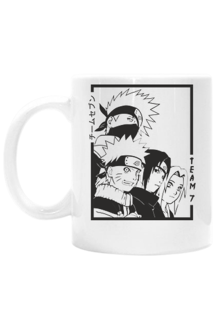 Kubek Naruto drużyna 7 sasuke kakashi sakura
