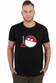 Polandball z przepychaczem koszulka