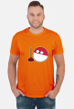 Polandball z przepychaczem koszulka