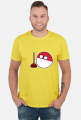 Polandball z przepychaczem koszulka