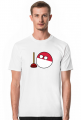 Polandball z przepychaczem koszulka
