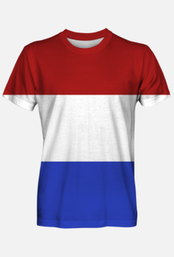 Koszulka męska z flagą Holandii fullprint