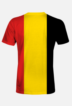 Koszulka męska z flagą Belgii fullprint