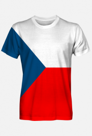 Koszulka męska z flagą Czech fullprint