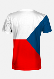 Koszulka męska z flagą Czech fullprint