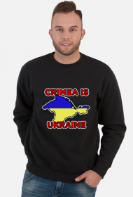 Bluza bez kaptura Crimea is Ukraine (Krym jest ukraiński)