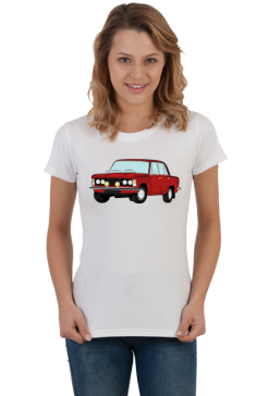 Duży Fiat Koszulka Damska