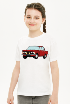 Duży Fiat Koszulka Dziewczęca