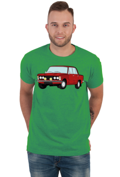 Duży Fiat Koszulka Męska