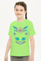 Koszulka Dziewczęca Kotek Logo