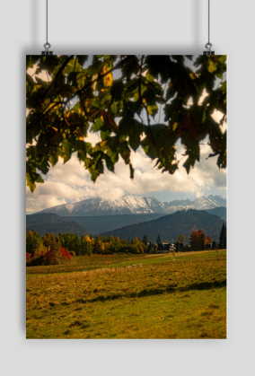 Plakat fotografia Tatry jesień A2