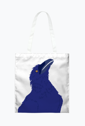 Torba na ramię z krukiem