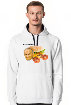 Papieżoburger - Bluza z kapturem