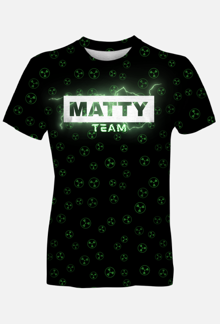 Koszulka Męska FullPrint "MATTY TEAM" ze swoją ksywką