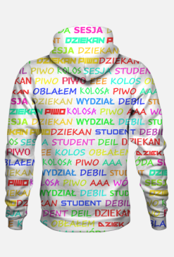 Dziekan Piwo Student - Kolorowa Bluza Hoodie