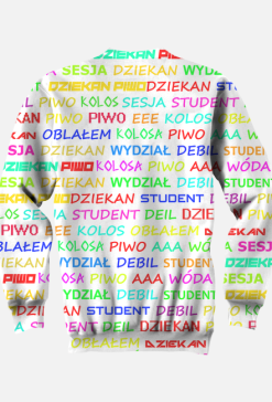 Dziekan Piwo Student - Kolorowa Bluza zwykła