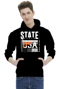 Bluza męska z kapturem