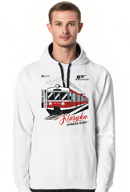 Bluza z kapturem - Klasyka polskich torów (EN57)