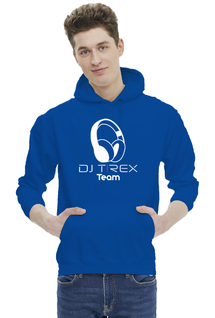 Bluza męska z kapturem "DJ Tirex"