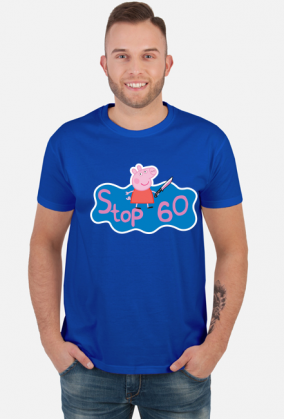stop 60 świnka peppa pig koszulka konfident
