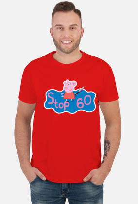 stop 60 świnka peppa pig koszulka konfident
