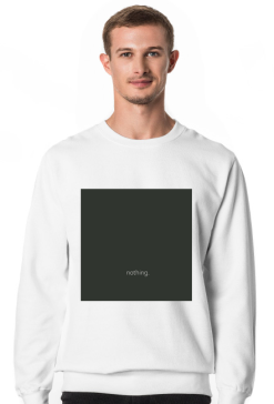Bluza z nadrukiem nothing.