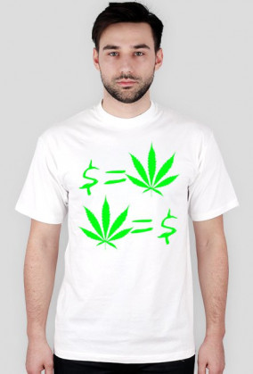 Money=Weed T-shirt męski