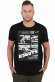 T-Shirt Męski E36VTS Retro B/W