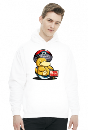 Bluza męska z kapturem Pokemon Psyduck