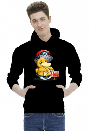 Bluza męska z kapturem Pokemon Psyduck