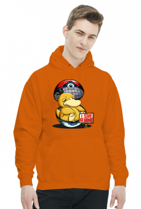 Bluza męska z kapturem Pokemon Psyduck