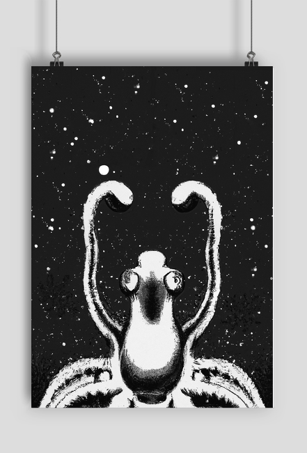 Ukiyo-e octopus poster