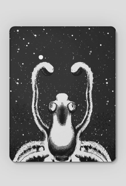 Ukiyo-e octopus mouse pad