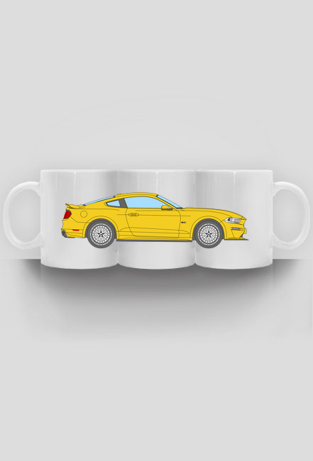 FORD MUSTANG GT (2017-) żółty KUBEK