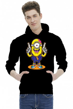 Bluza męska z kapturem Minionek