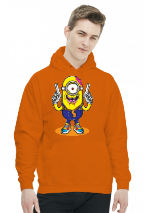 Bluza męska z kapturem Minionek