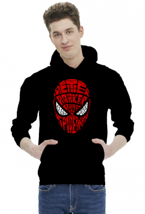 Bluza męska z kapturem Spiderman