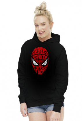 bluza Damska Z kapturem Spiderman