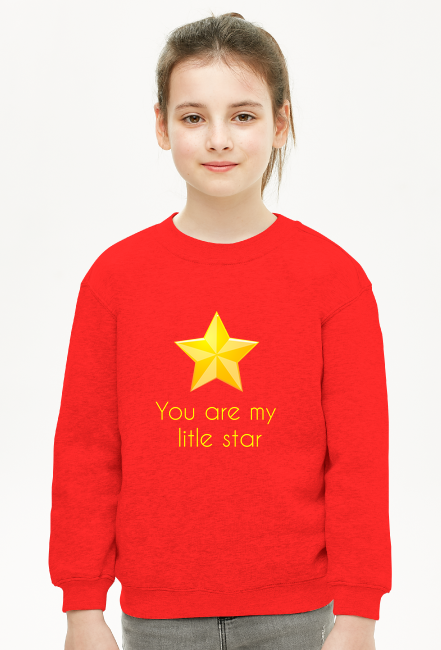 Świąteczna bluza dziecięca YOU ARE MY LITLE STAR