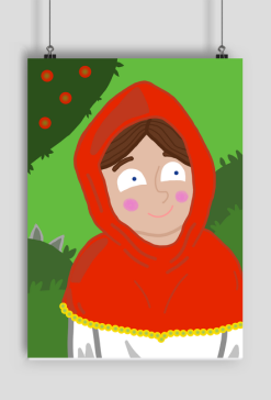 Plakat Czerwony Kapturek