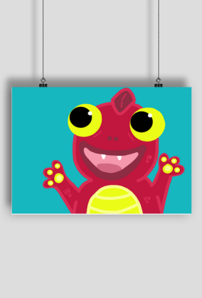Plakat Bajkowy Smok